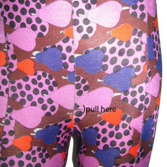SOLD Vtg Psychedelic Pan T Mod GoGo Leggings Boots - Picture 8 of 8